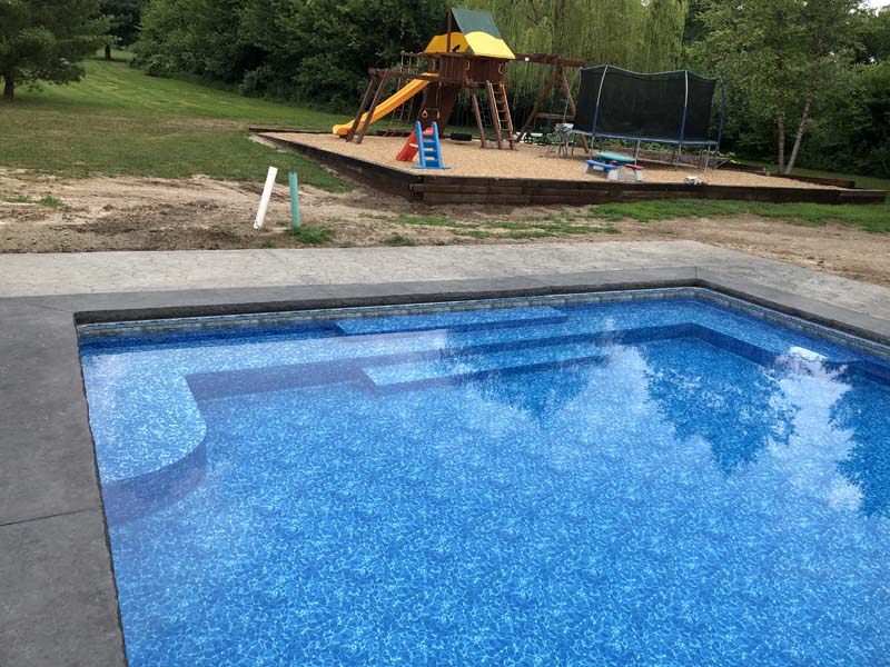 swimming pool and playground - JNR Pools
